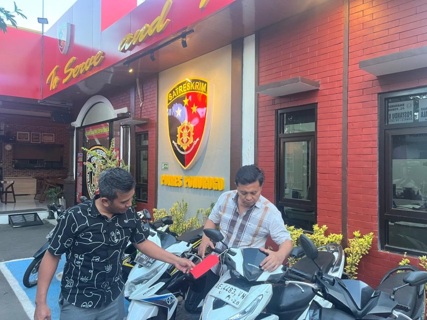 Tim URC Bergerak Cepat Amankan Tersangka Curanmor dan Barang Bukti
